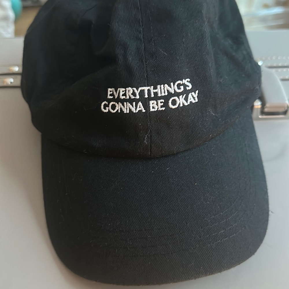 BLACK ‘okay’ BASEBALL HAT ☮️